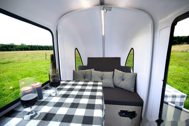 房车| 随时随地出发 自行车也能拖动的小型露营车