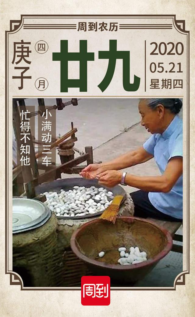 农历中国四月廿九小满动三车