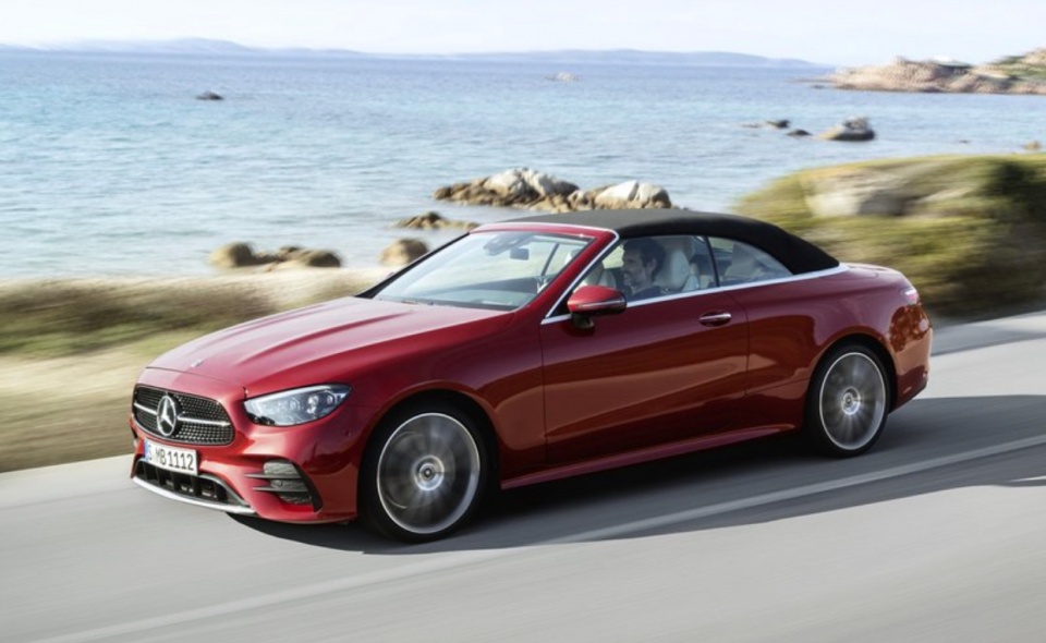 车若初见奔驰全新e级双门敞篷轿跑海外亮相