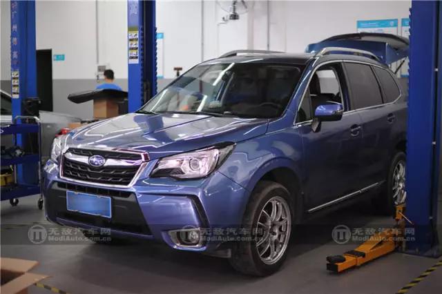 斯巴鲁森林人改装强化弹簧可以明显减轻侧倾