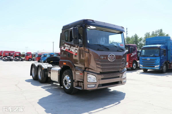 短途运输买高顶驾驶室有点浪费平顶版解放jh6牵引车香不香