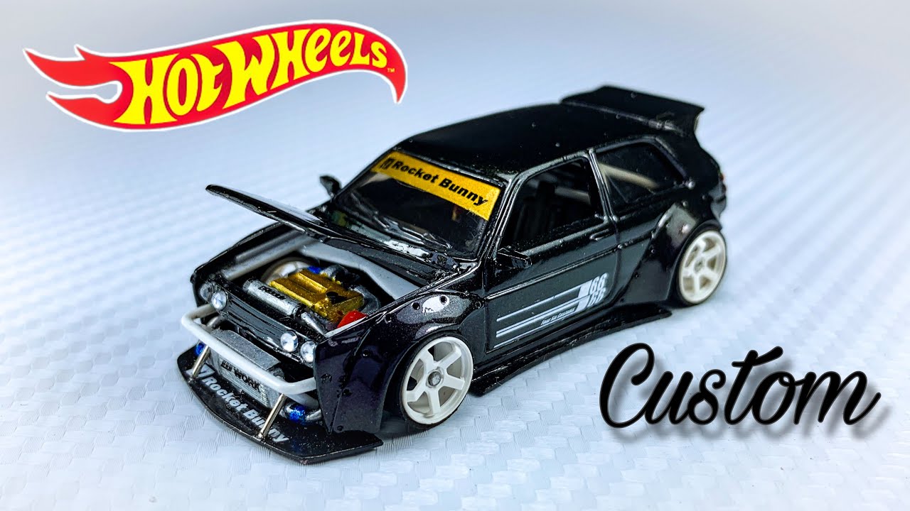 jdp / 合金小车改造:风火轮系列 大众高尔夫mk2 rocket bunny