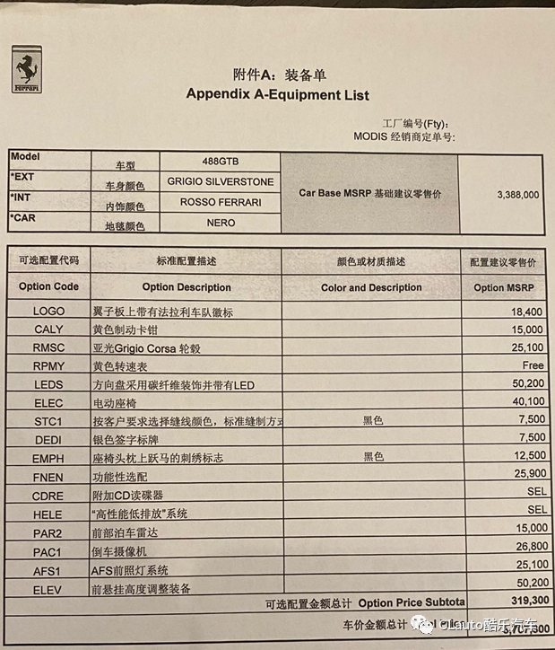 这台几千公里的17年法拉利488gtb我们了解的一清二楚