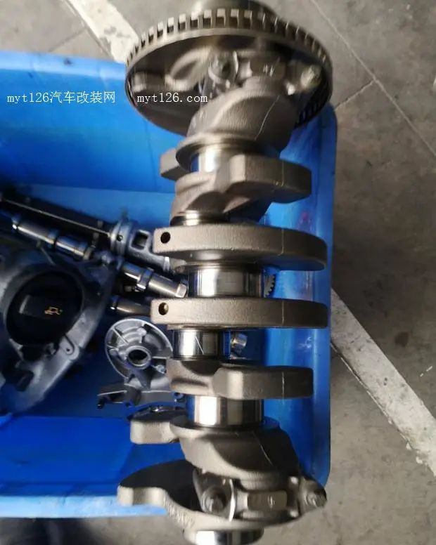 ea888曲轴图片,ea888发动机图片 网红大众ea888发动机最挣钱的大修方案及维修过程