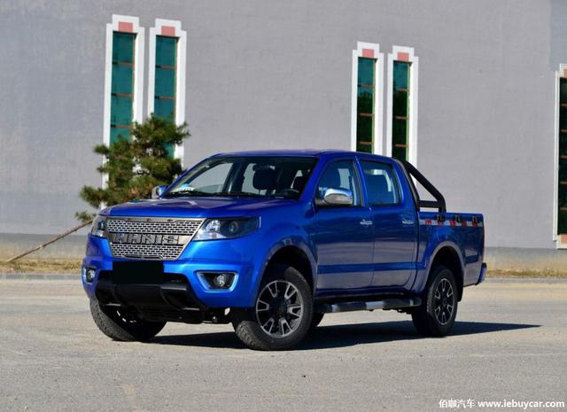 偏向实用派风格黄海皮卡n1s柴油国六版上市搭24t柴油发动机