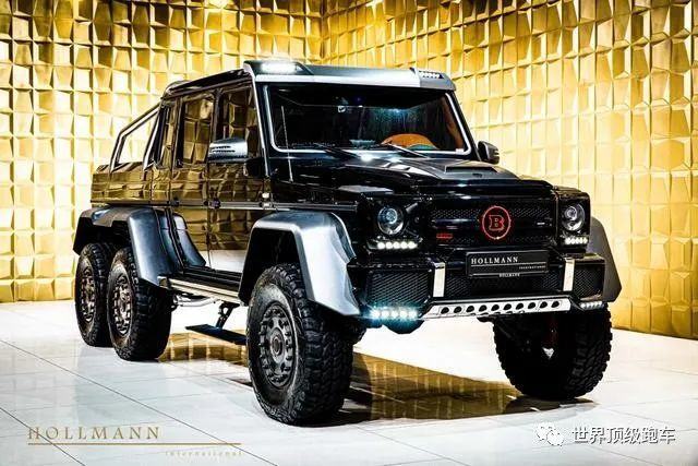 动力达700马力,巴博斯改装的奔驰g63 amg 6×6