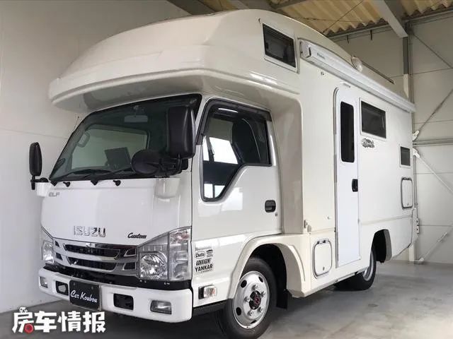 这款轻卡房车国内罕见五十铃底盘满足7座7卧大家庭约合30多万