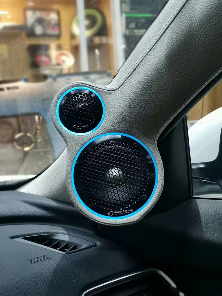 本田雅阁汽车音响无损改装隔音升级, 哈尔滨汽车音响改装案例