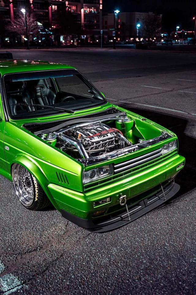 高尔夫mk2配上原谅绿经典改装案例看车型发展