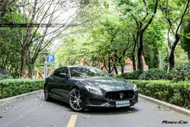 玛莎拉蒂quattroporte总裁改装gts前杠新款大灯