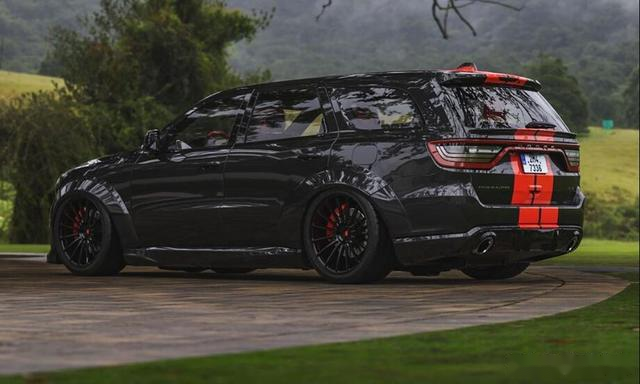 道奇杜兰戈srt版改装brutus宽体套件渲染设计图曝光