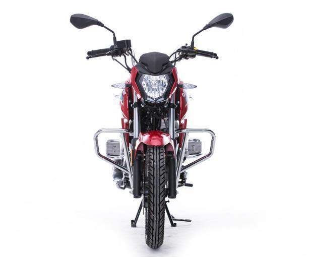 钱江150级骑跨车配原厂护杠和货架续航600km维护简单8800元