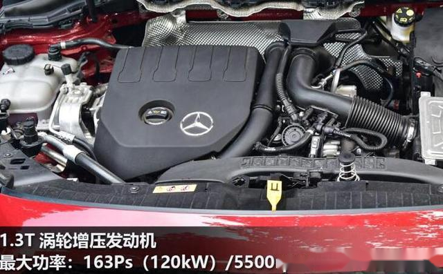 2020款奔驰gla200的1.3t发动机在全新gla.