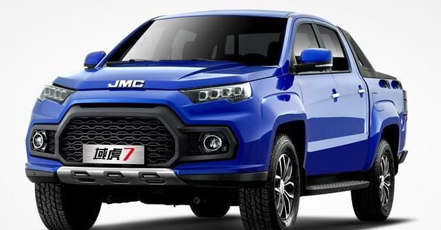 搭载8at自动变速箱,2020款江铃皮卡域虎7北美味道有点"浓"_易车