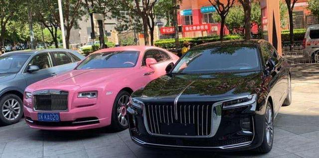 当红旗h9遇到劳斯莱斯到底谁会更有气势