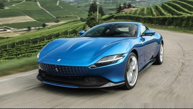 优雅的跃马gt跑车roma