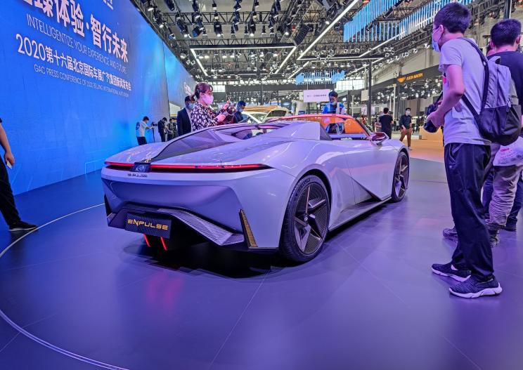 广汽传祺首款纯电动跑车广汽影动enpulse北京车首发