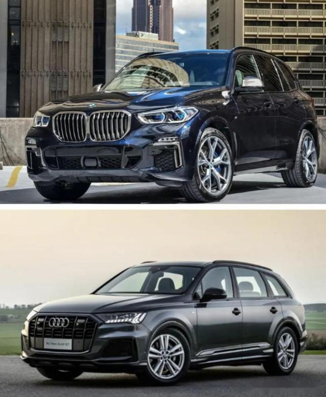 宝马x5和奥迪q7谁才是真正豪华suv?老司机:近景对比高低立现