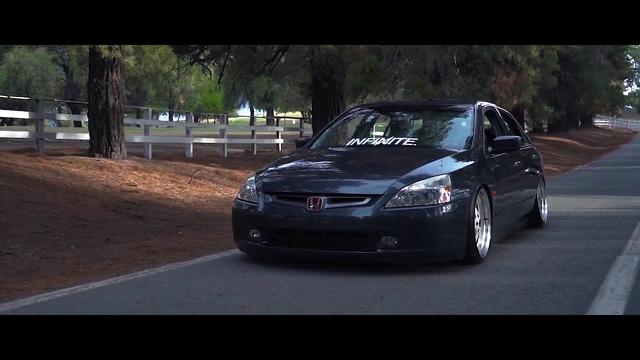 带你看一台帅气姿态低趴的本田雅阁k24 static