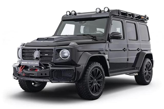 越野版奔驰g现身搭载v8双涡轮引擎配硬派越野套装