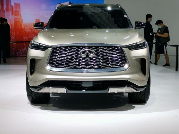 英菲尼迪qx60概念車全球首秀外觀革新量產版明年亮相