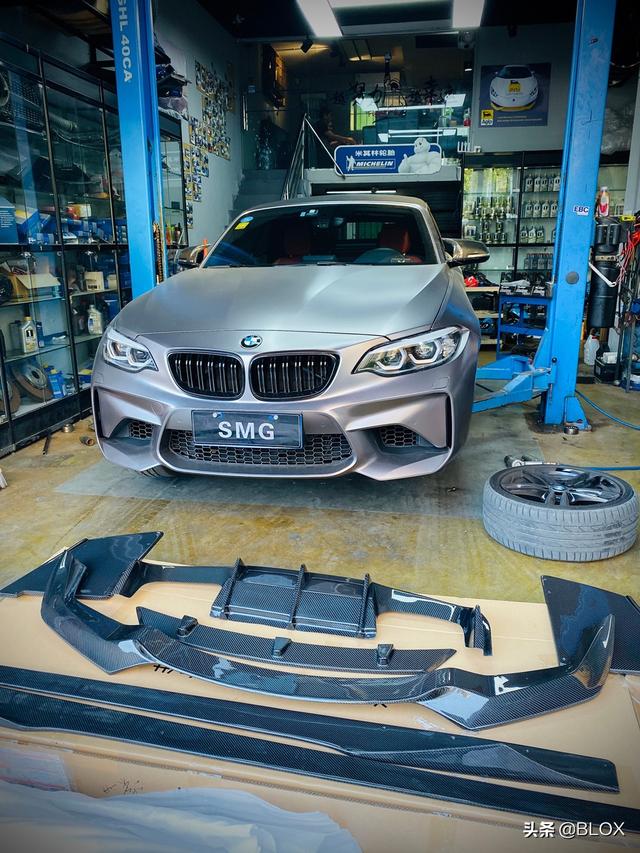 blox改装集宽体套件上身宝马225i改装分享