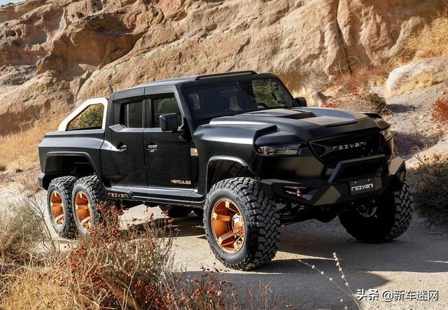 雷兹瓦尼大力神6×6皮卡首次亮相,可选配1300马力v8引擎