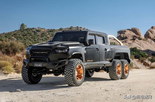 雷兹瓦尼大力神6×6皮卡首次亮相,可选配1300马力v8引擎
