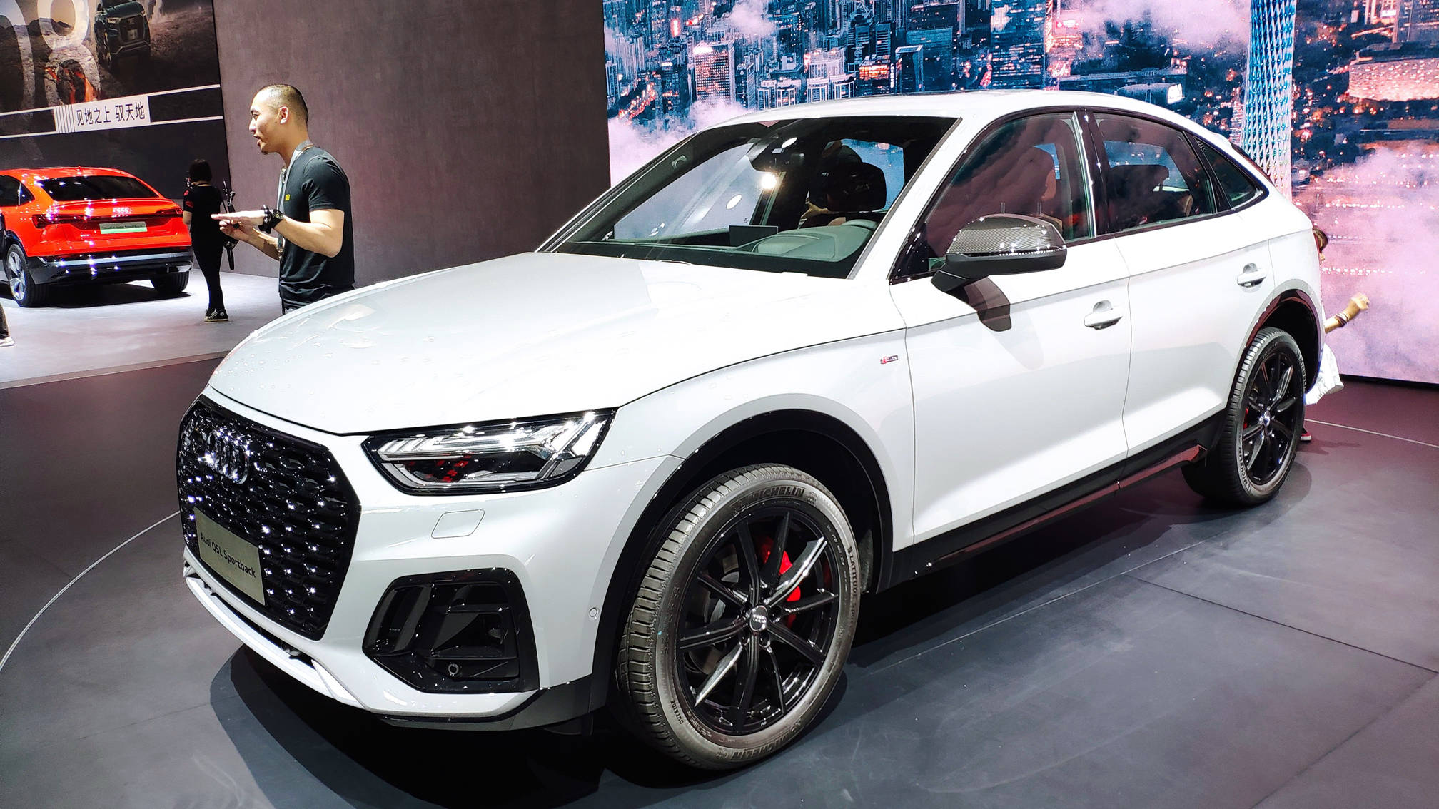 2020广州车展:奥迪q5l sportback实车_易车