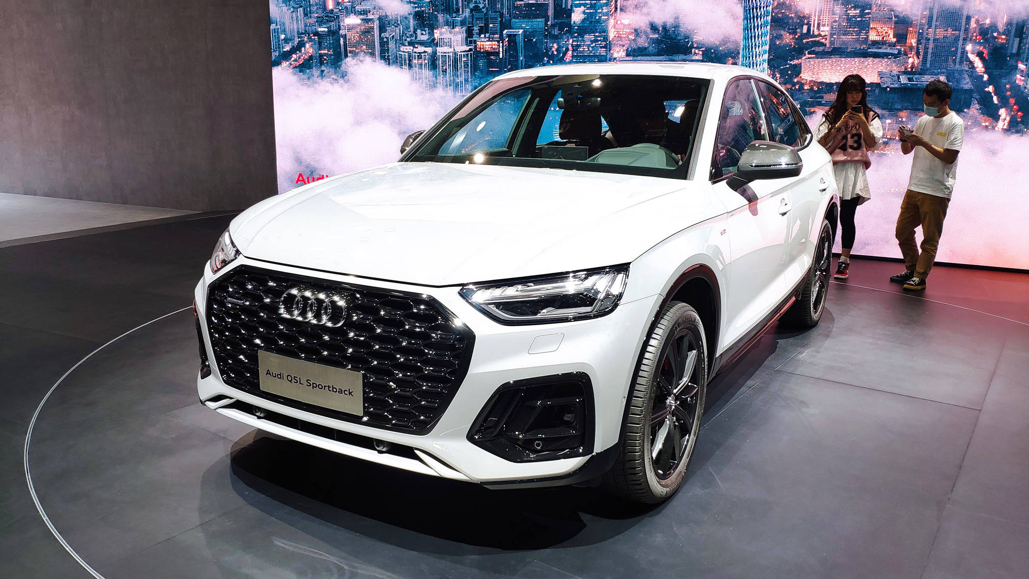 2020广州车展奥迪q5lsportback实车