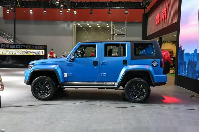 打卡广州车展北汽bj40国六柴油版发布油耗低更香了