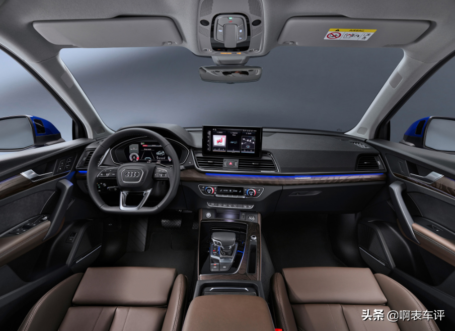 等着急了吧新款奥迪q5来了加入12v轻混系统内饰有变化
