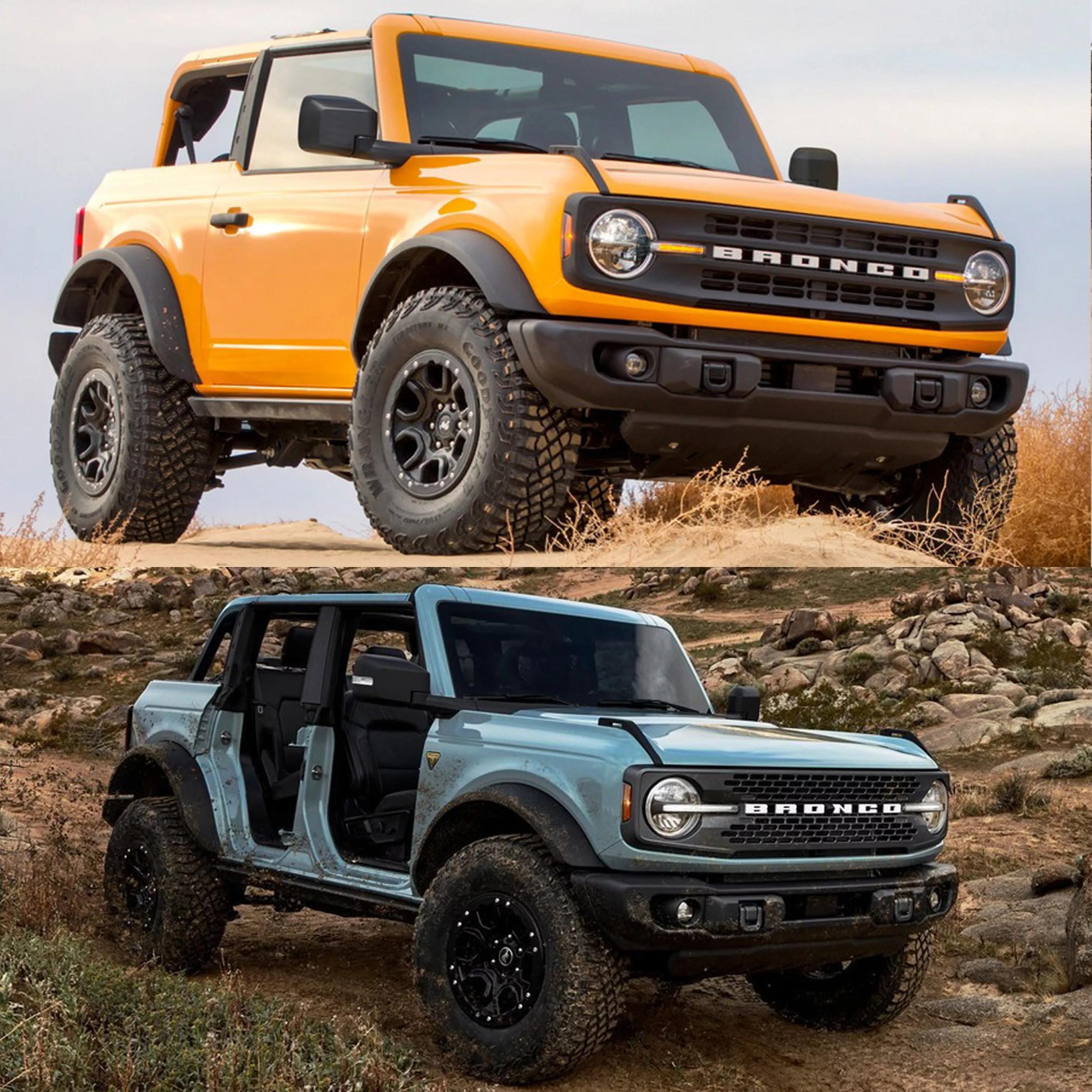 2021款福特bronco现身这前脸确定不是坦克300