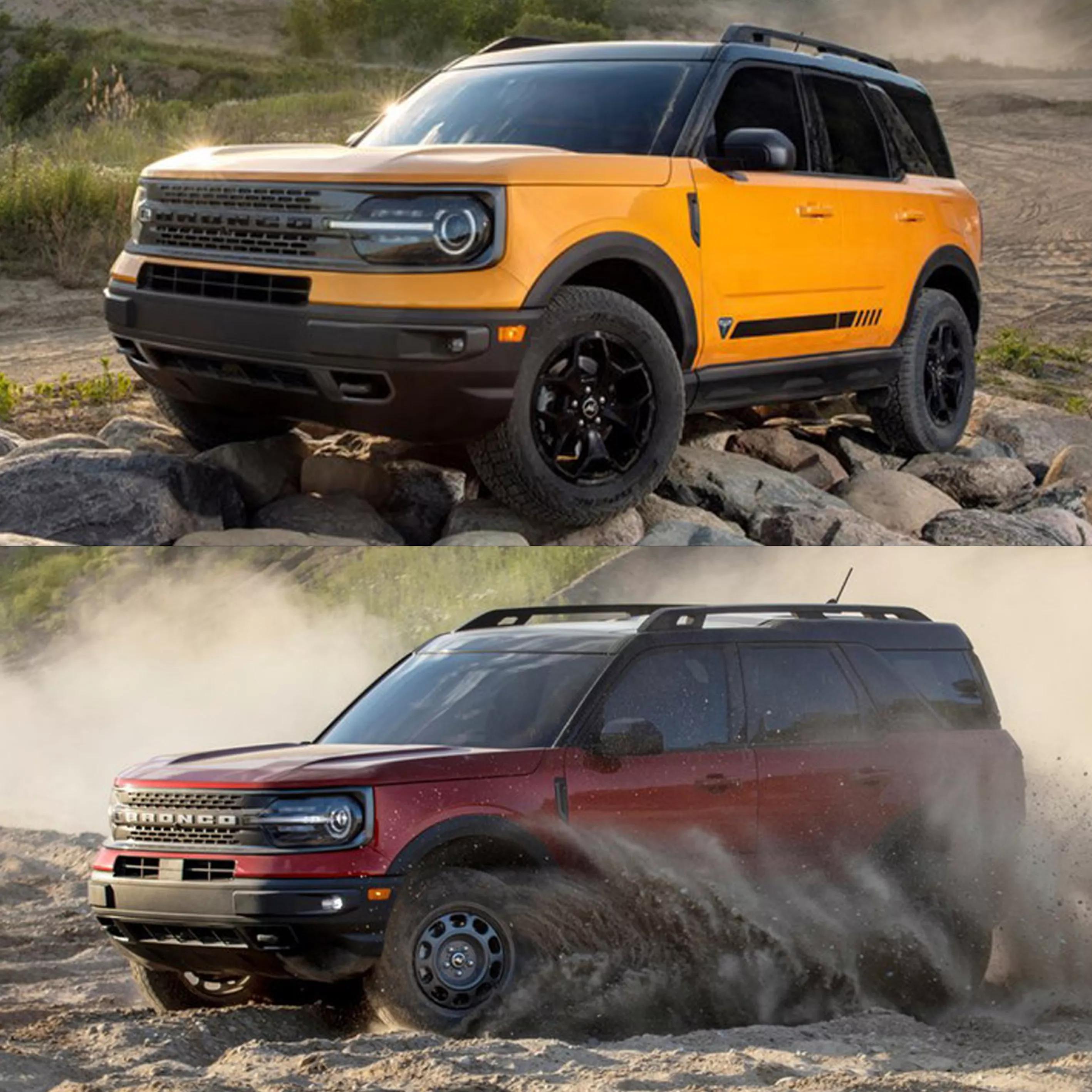 2021款福特bronco现身这前脸确定不是坦克300
