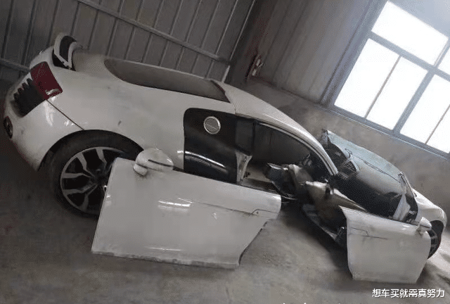 花10万买辆奥迪r82012款的切割车小伙坦言运回家收藏