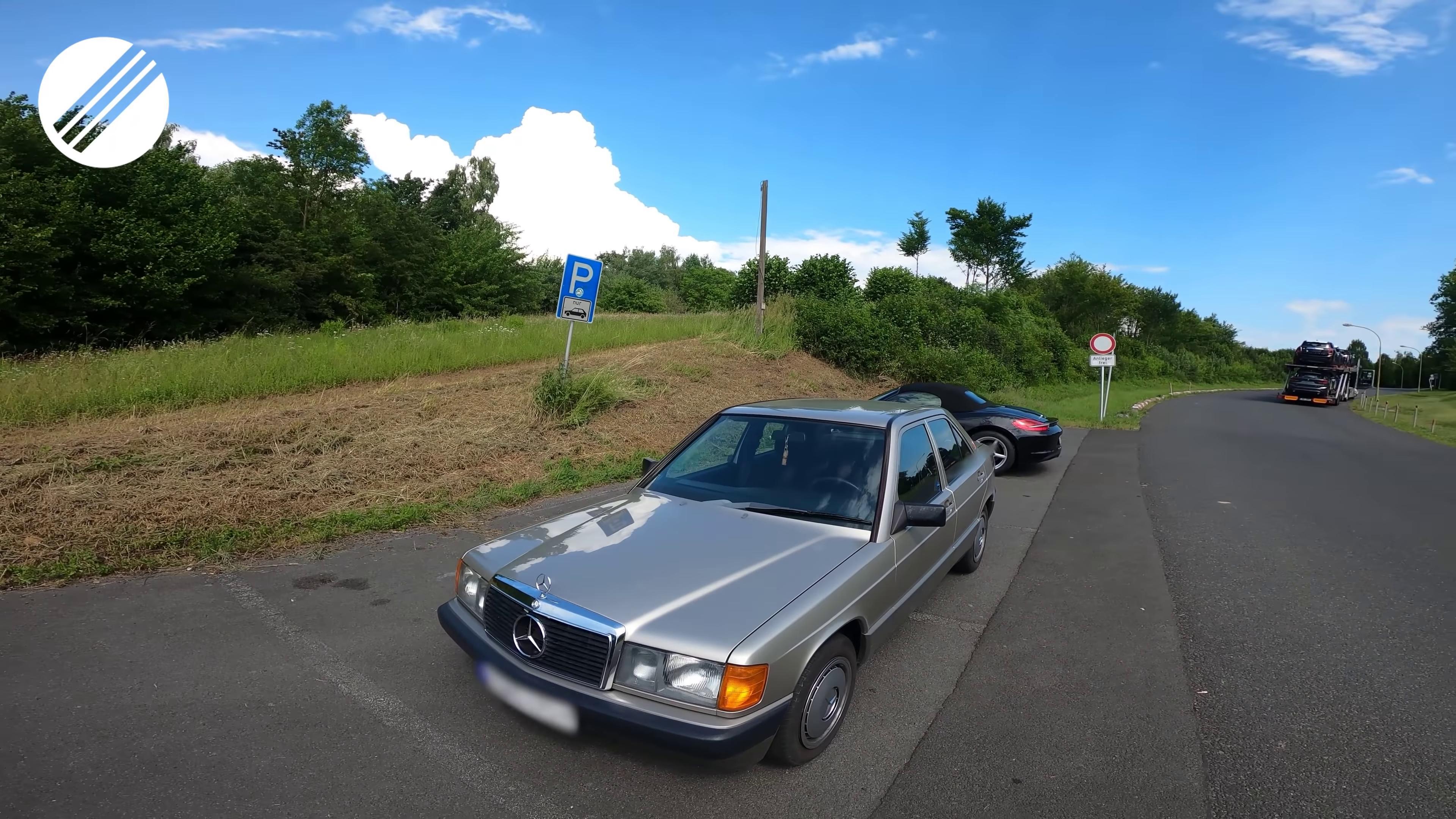 30年前的老奔驰还能跑到多快?w201极速感受一下