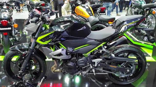 新车展示,实拍2020款川崎z400,外形太帅!