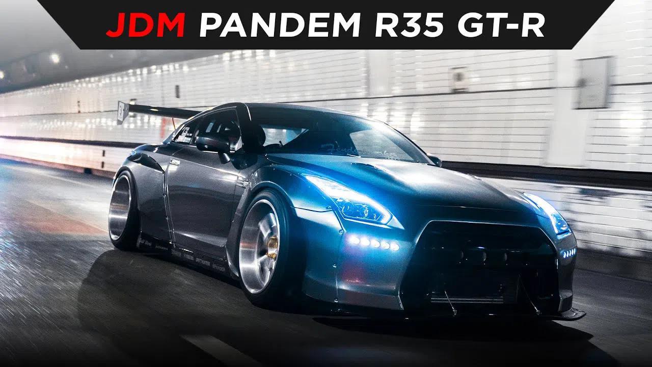 霸气十足!战神日产gt-r r35 黑武士 宽体低趴爆改