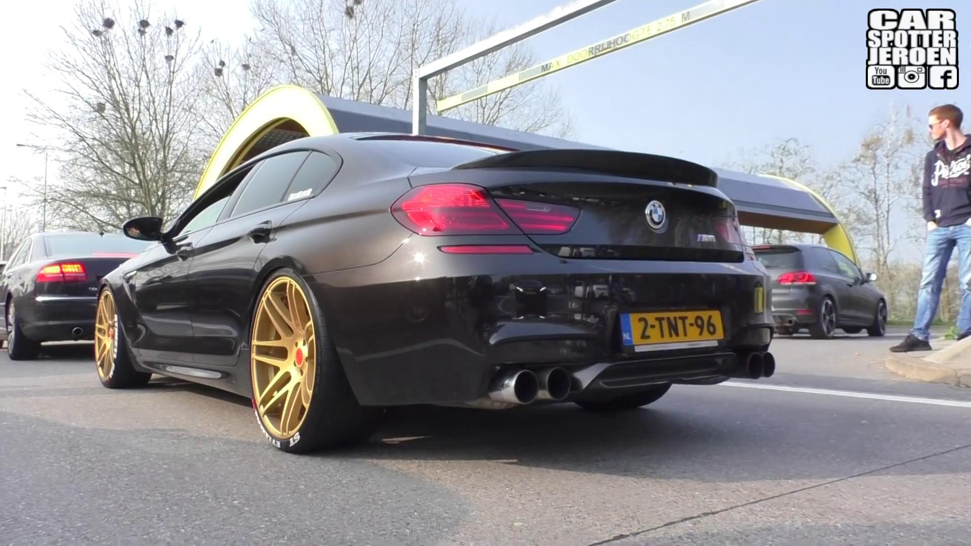 750匹马力改装宝马m6上街 声浪真是太霸气了