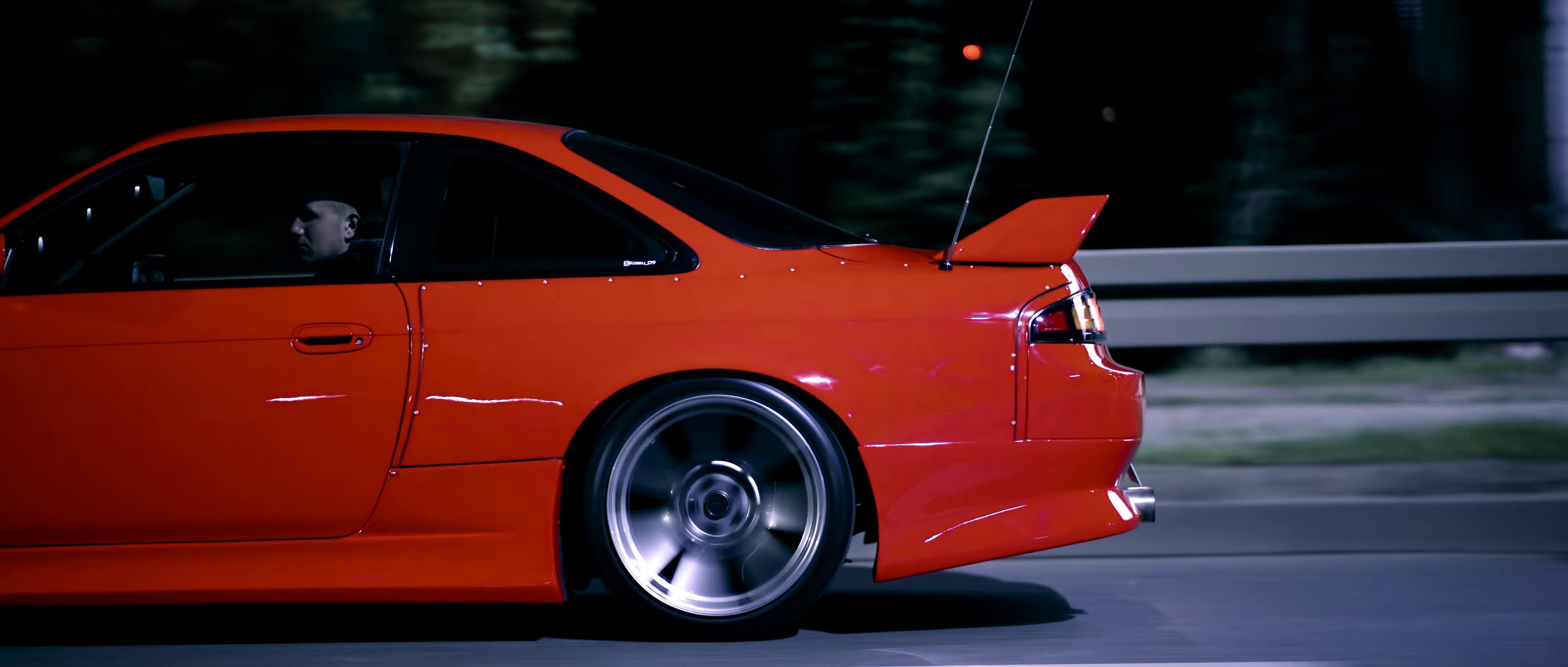 性感火辣_红衣女郎 日产s14 200sx改装版