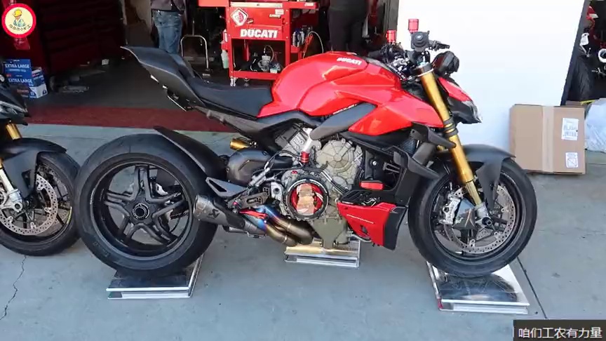 改裝到極致的頂級機車:ducati streetfighter,聲浪也給力