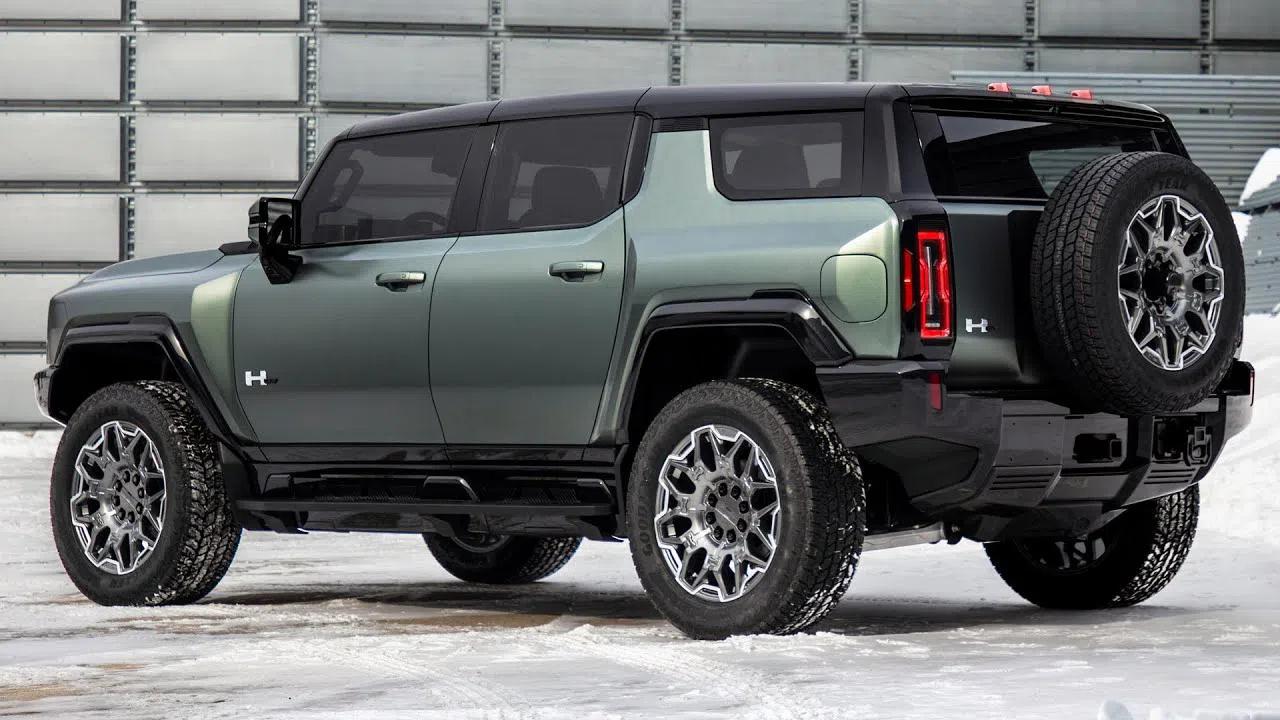 2024 gmc悍马纯电动ev越野车 功能和细节展示