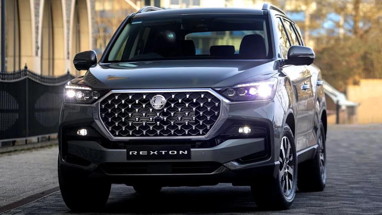 全新2021款双龙rexton实用的家庭suv,七人座豪华越野旅行车