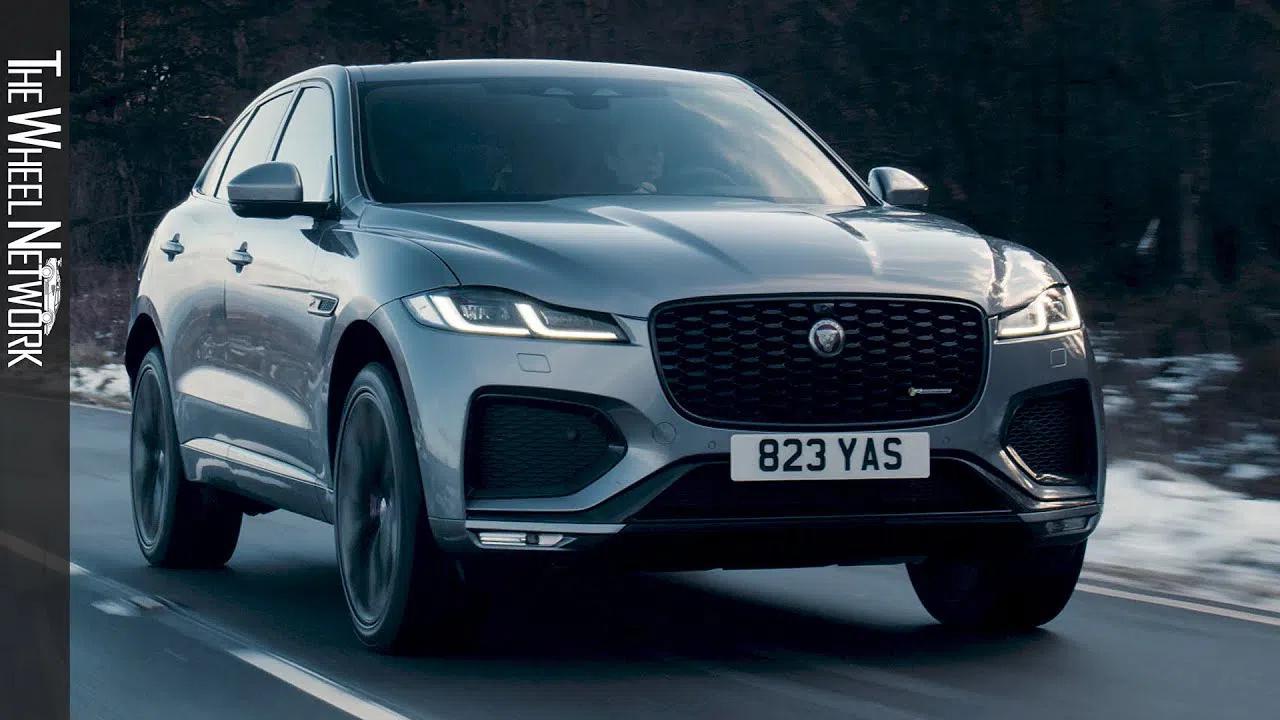 2021年捷豹f-pace p400 灰色版,外形内饰细节全面展示,上路试驾