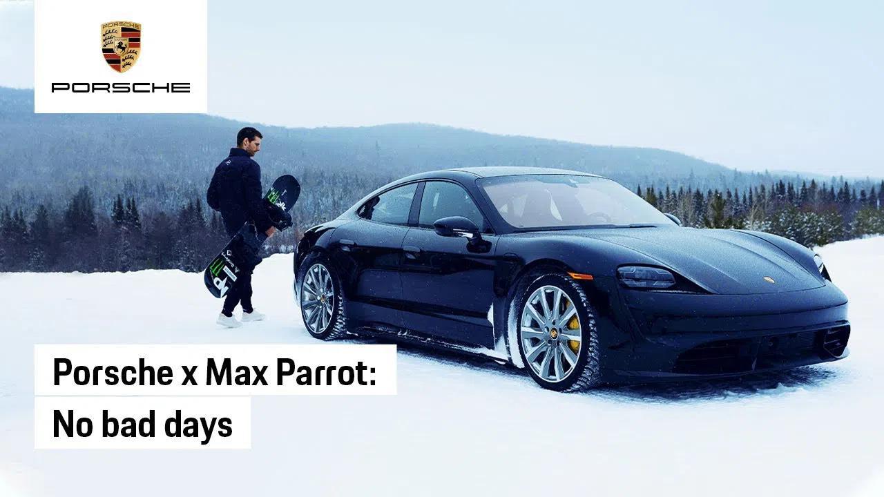 加拿大奥运会滑雪运动员体验全电动保时捷泰康,体验极限的速度