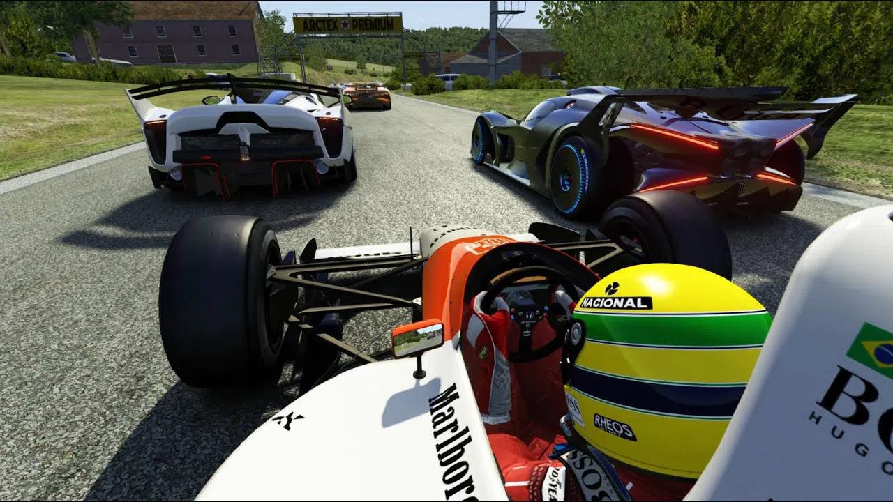 f1 1990年迈凯轮本田mp4/5b vs hypercars ,赛道速度比拼