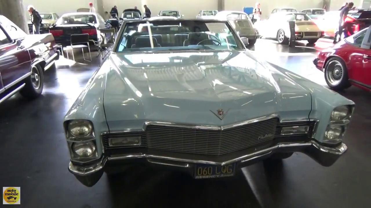 1968款古董车凯迪拉克deville敞篷车外形内饰细节全面展示