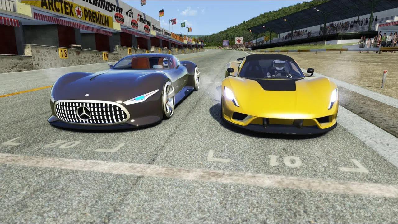 轩尼诗毒液f5与奔驰amg远景gt,疾驰在赛道上大pk,谁更强呢?