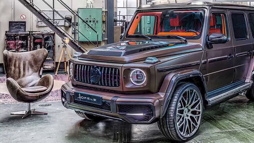 疯狂的奔驰大g!2021hofele design改装品牌操刀打造的amg g6