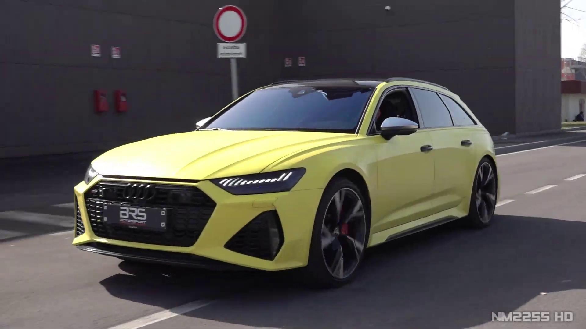 2021奥迪rs6试驾体验,改装排气系统,这声浪太硬核了